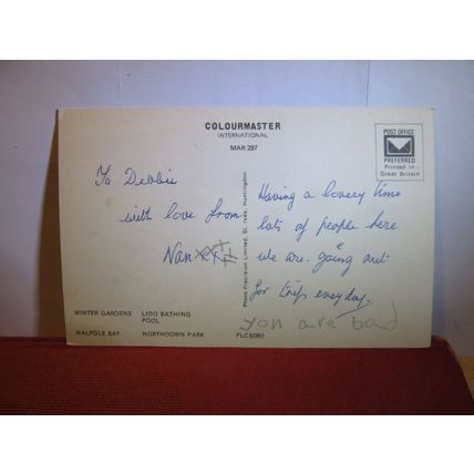 multiview, CLIFTONVILLE, MARGATE, KENT used postcard Colourmaster kittens #
