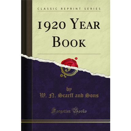 1920 Year Book (Classic Reprint)