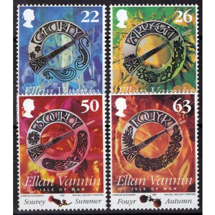 ZAYIX Isle of Man 824-827 MNH Celtic Jewelry Artifacts 010122SM96M