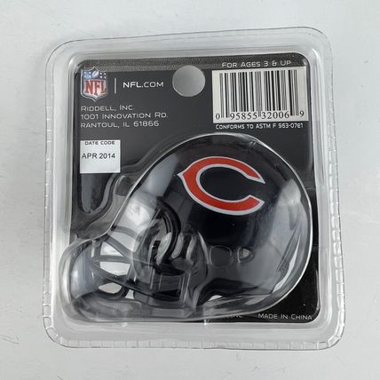 Chicago Bears NFL Helmet Riddell Pocket Pro Speed Style