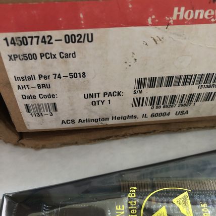 HONEYWELL 14507742-002/U PC-Interface Card HVAC XPC 500 PCI Board,09-0225-000,ER