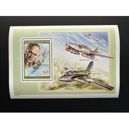 Comores 1999 YT 1115 Bloc de luxe Willy Messerschmitt Avion Airplane Flugzeug