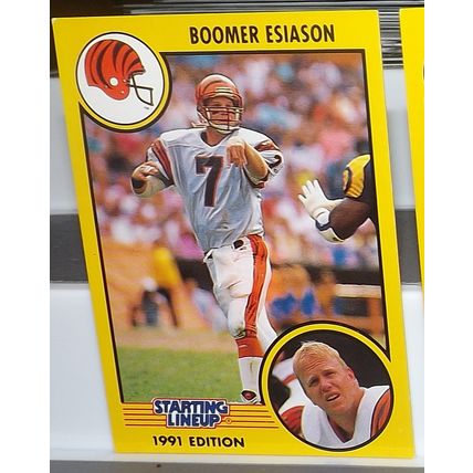 1991 Starting Lineup x 5 Anderson, Esiason, Okoye, Rice, Sanders