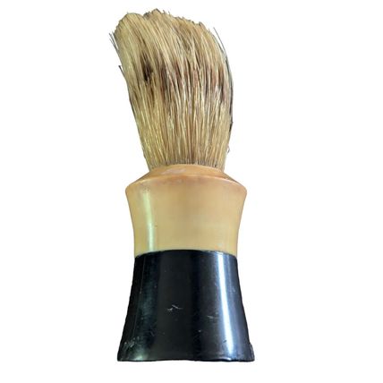 Vintage Ever Ready Badger Hair Shaving Brush 100T Wooden Lavender Soap Bowl Lid