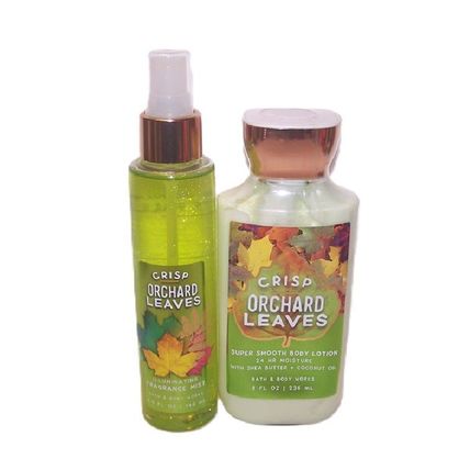 Crisp Orchard Leaves Illuminating Fragrance Mist & Body Lotion Bath & Body Works