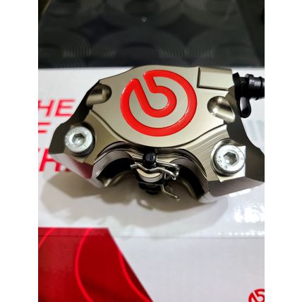 Brembo CNC billet Racing P2 34 84mm nickel rear brake caliper pads Ducati Honda