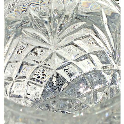 Hampton Hall Lead Crystal Clear 3.5" Votive Candle Holder Romantic Elegant Glass
