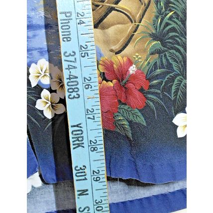 Vtg Styled by RJC Hawaiian Shirt Surfing Longboard Aloha S/S Men’s XL Hula Girl