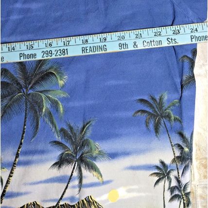 Vtg Styled by RJC Hawaiian Shirt Surfing Longboard Aloha S/S Men’s XL Hula Girl
