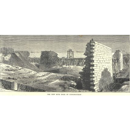 MARRIAGE OF THE MARQUIS OF BUTE - SKETCHES AT CARDIFF 1872 VICTORIAN ENGRAVINGS
