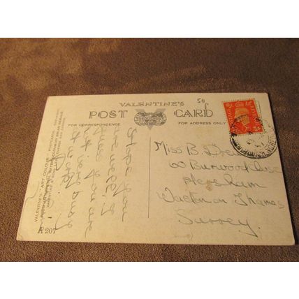 1940s Postcard - Windmill Horning, Norfolk Broads - Artist / A207