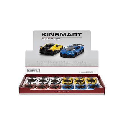 Bugatti Divo Car Model 1/36 (Yellow)