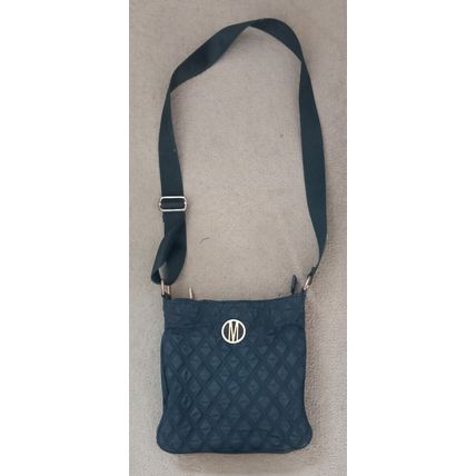 Mohito Quilted Shoulder Bag With Strap Ladies Black Zip up