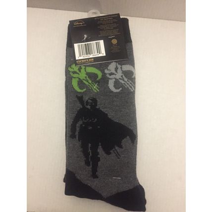 NEW Star Wars Mandalorian Two Pack Crew Socks, Shoe Size 6-12