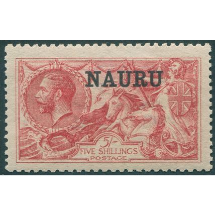 Nauru 1916 5s bright carmine SG22 unused