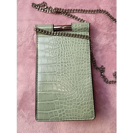 TOPSHOP Small Cross Body Purse Light Olive-green Beautiful Condition See Scans