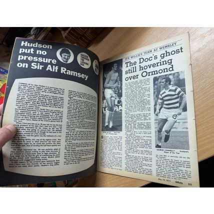 GOAL MAGAZINE #246 19 MAY 1973 UK FOOTBALL MAGAZINE - EMLYN HUGHES ARTICLE (LL)