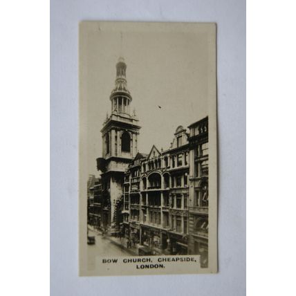 1926 British Royal & Ancient Buildings No. 47 Bow Church Cheapside