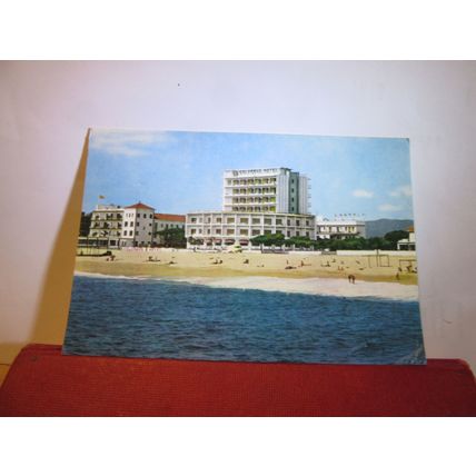 COLUMBUS HOTEL, PLAYA DE ARO, COSTA BRAVA used postcard 1964 OLYMPIC STAMP =