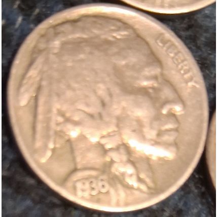 6 FULL DATE NICKLES 5 Indian Head / Buffalo: 1929 1935 1936x3 1 Barber: 1912