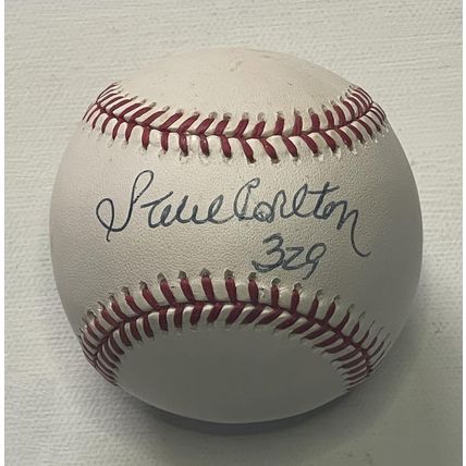 Steve Carlton Signed Autographed "329" Official National League (ONL) Baseball