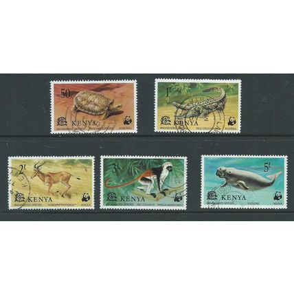 Kenya stamps sg96 sg 96 wwf endangered wildlife fu vfu