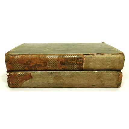 Poems Of Ossian Antique 1803 Georgian Leather Book Set - Macpherson