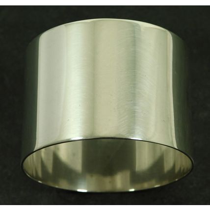 Vintage Solid Sterling Silver Unengraved Serviette Napkin Ring 1945 By Viners