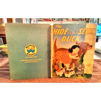 Wonder Book The Hide And Seek Duck By Irma Wilde 1952 Very Good Shape