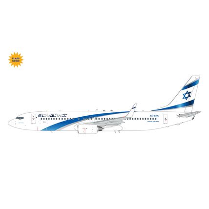 B737-800 EL AL ISRAEL AIRLINES - GEMINI JETS G2ELY1360F 1/200 - PRE ORDER