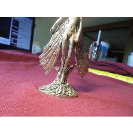 Large PEWTER FOREST FAIRY! Very Detailed! $27.00 Shipped!