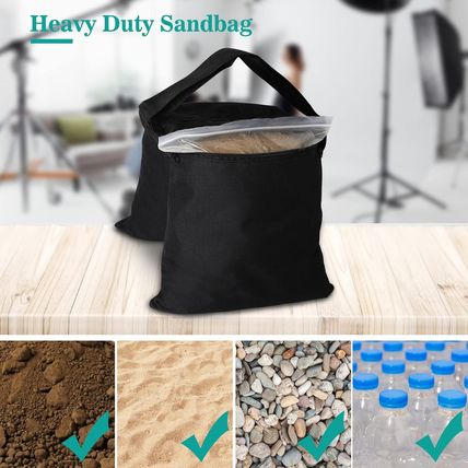 Aimosen 8 Packs Sandbags Weight Bags for Light Stand Photography Video Support,