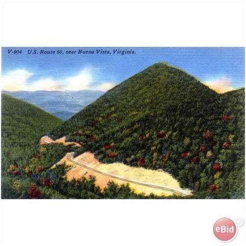 1940's U.S. Route 60, near Buena Vista, Virginia