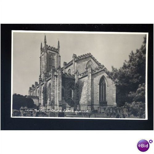 Sussex EAST GRINSTEAD Church Postcard by Sweetman (53788)
