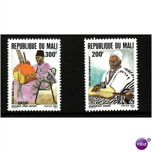 MALI 1983 MUSIANS SET 2 VALS UM MINT