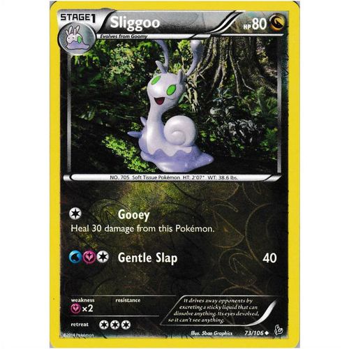Pokemon XY Flashfire - #73/106 - Sliggoo Rev Holo