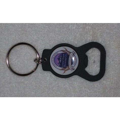 Grand Teton Brewing Company Beer Bottle Opener & Keychain Steel Construction