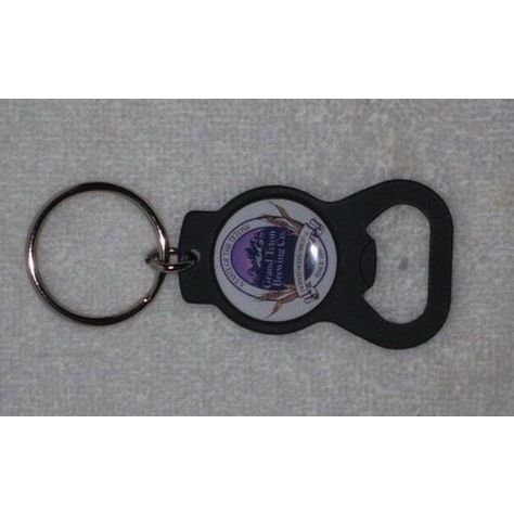 Grand Teton Brewing Company Beer Bottle Opener & Keychain Steel Construction