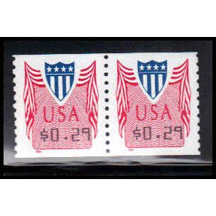 CVP33 29c Shield Very Fine MNH Pair PA5045