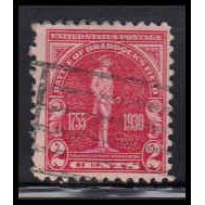 Used 688 2c Battle of Braddock Just Clears K0414