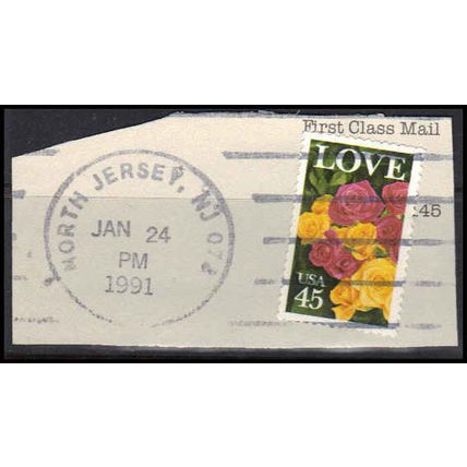 Used 2379 45c Love North Jersey, NJ. E0795
