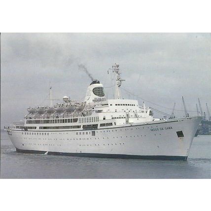 Trans World Cruises MV VASCO DA GAMA Postcard (LMC 009)