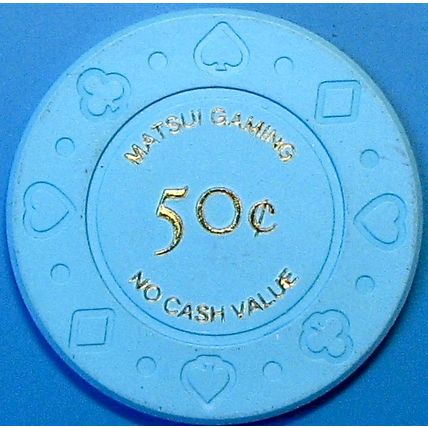 Matsui Gaming. 50¢ Casino Chip. Tokyo, Japan. N42.