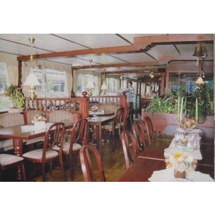 Thomas Muller Restaurant Beer Warsteiner In German Steamer Advertising Postcard