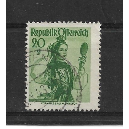 Austria.SG1112 20g "Voralberg Montafon".Fine Used.Aug22e