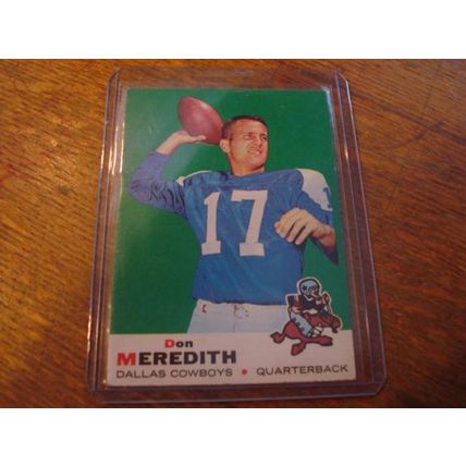 1969 Topps, DON MEREDITH, #75, Cowboys