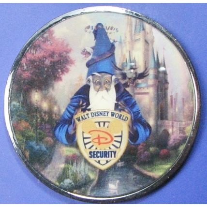 Disney World Security. Challenge Coin. 2". A53b.