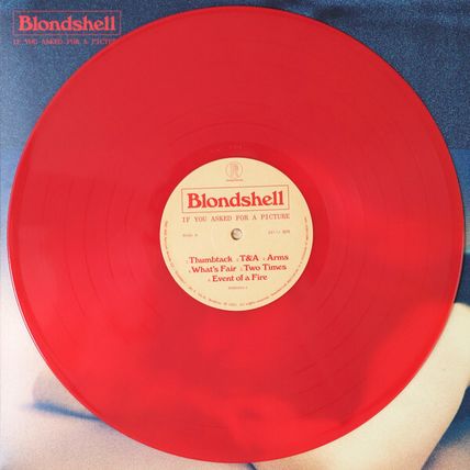 Blondshell - If You Asked For A Picture - Model Rocket Red Color Vinyl Record
