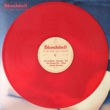 Blondshell - If You Asked For A Picture - Model Rocket Red Color Vinyl Record