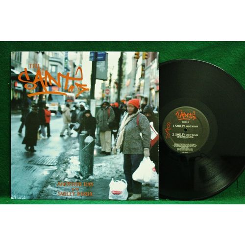 Saint/Asheru & Blue Black - Another Day/Smiley Remix - 12” - UJR 009-1 - NM